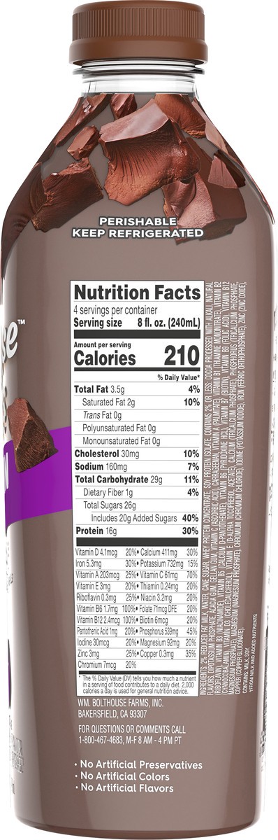 slide 3 of 5, Bolthouse Farms Chocolate Protein Plus Shake, 32 fl oz