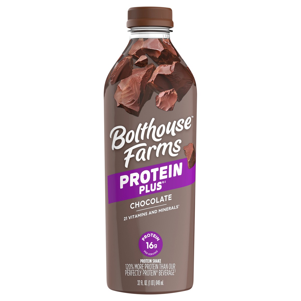 slide 1 of 5, Bolthouse Farms Chocolate Protein Plus Shake, 32 fl oz