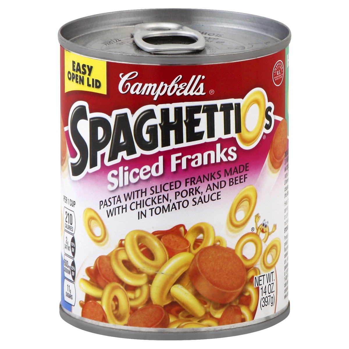 slide 3 of 3, SpaghettiOs Pasta 14 oz, 14 oz