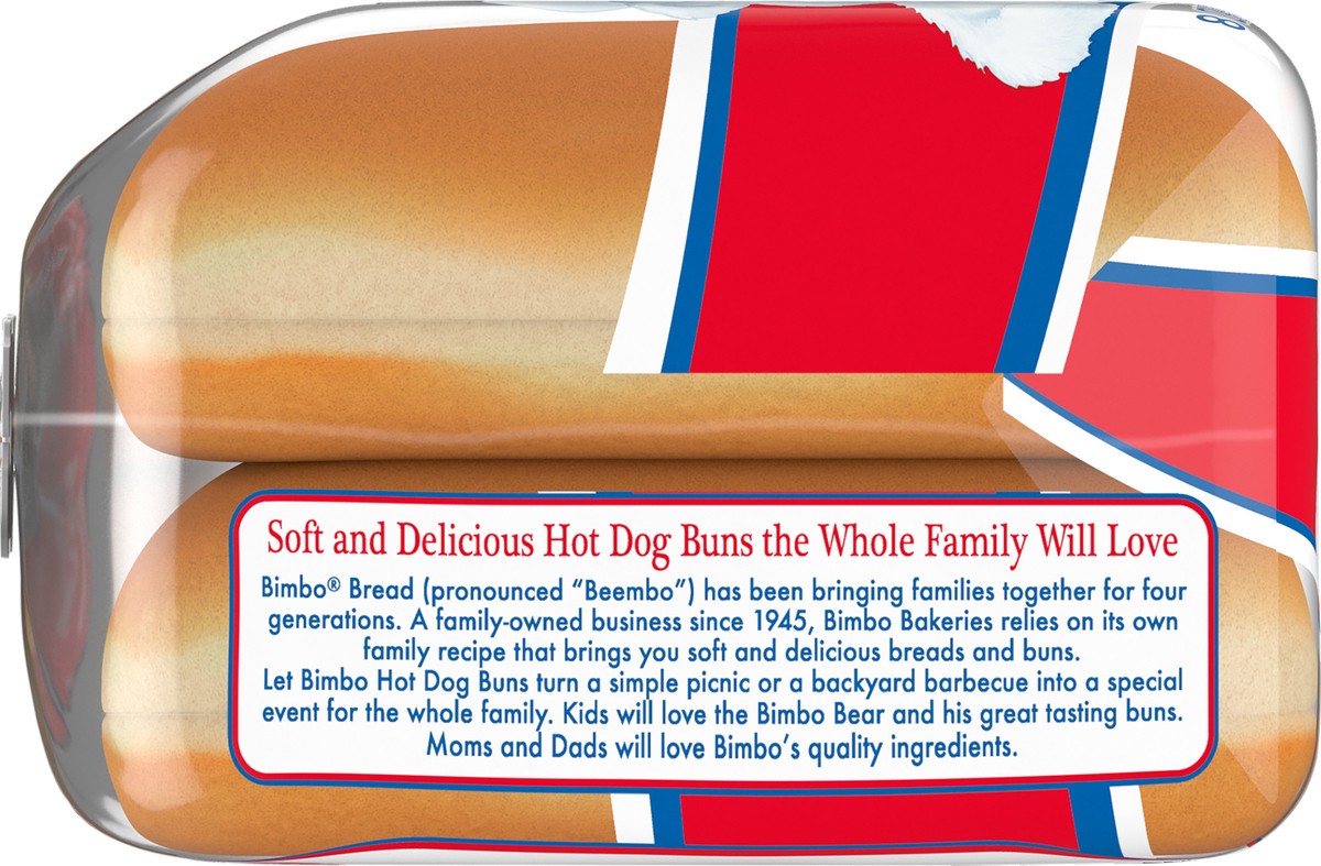 slide 5 of 9, Bimbo Hot Dog Buns, 8 count,, 8 ct