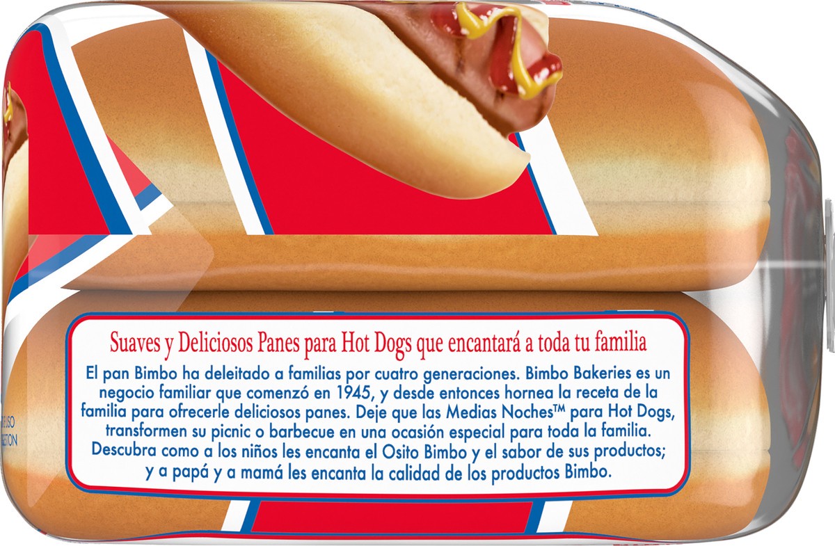 slide 4 of 9, Bimbo Hot Dog Buns, 8 count,, 8 ct