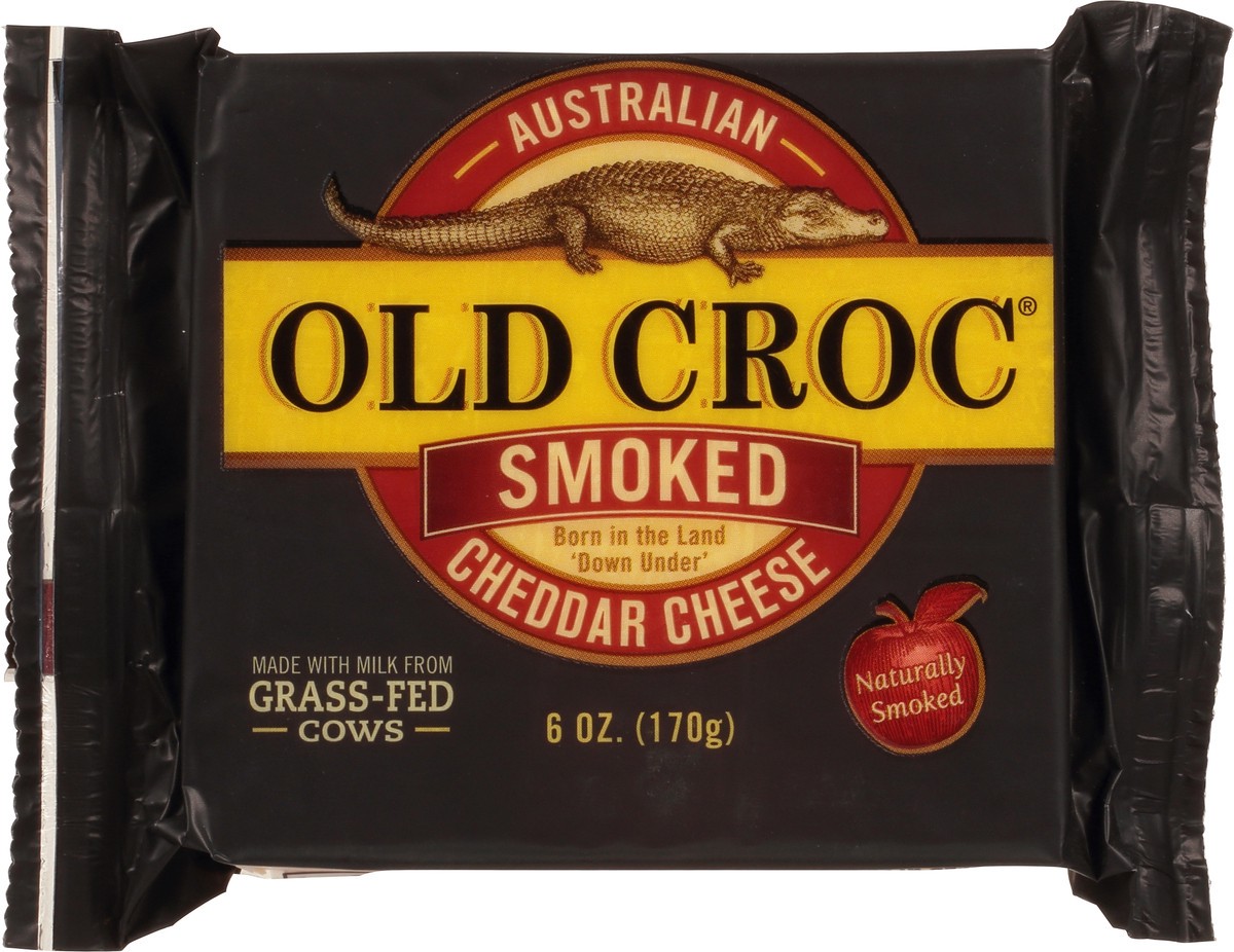 slide 6 of 9, Old Croc Smoked Cheddar Cheese 6 oz, 6 oz