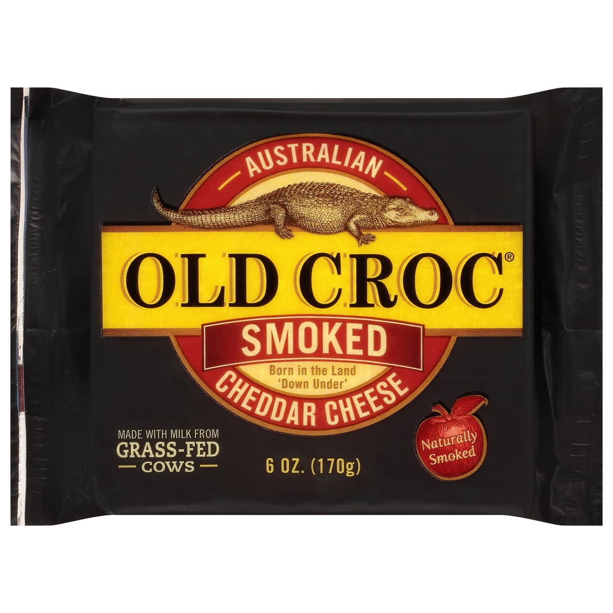 slide 1 of 9, Old Croc Smoked Cheddar Cheese 6 oz, 6 oz