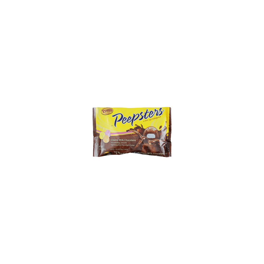 slide 1 of 5, Peepsters Creamy Milk Chocolate With Marshmallow Flavored Creme, 1 ct