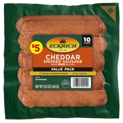 Eckrich® Cheddar Smoked Sausage Links, 23.3 oz