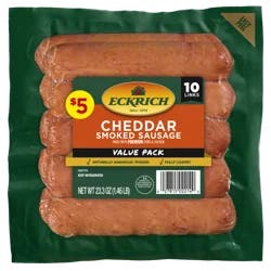 Eckrich® Cheddar Smoked Sausage Links, 23.3 oz