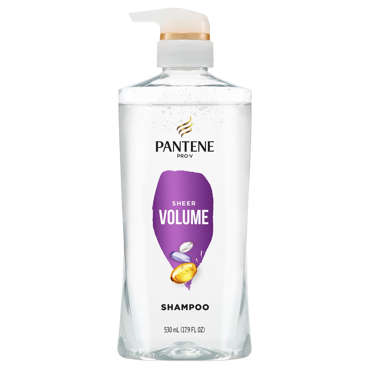 slide 1 of 9, Pantene Sheer Volume 72 HR Fullness Shampoo 17.9 FL OZ/530mL, 17.90 fl oz