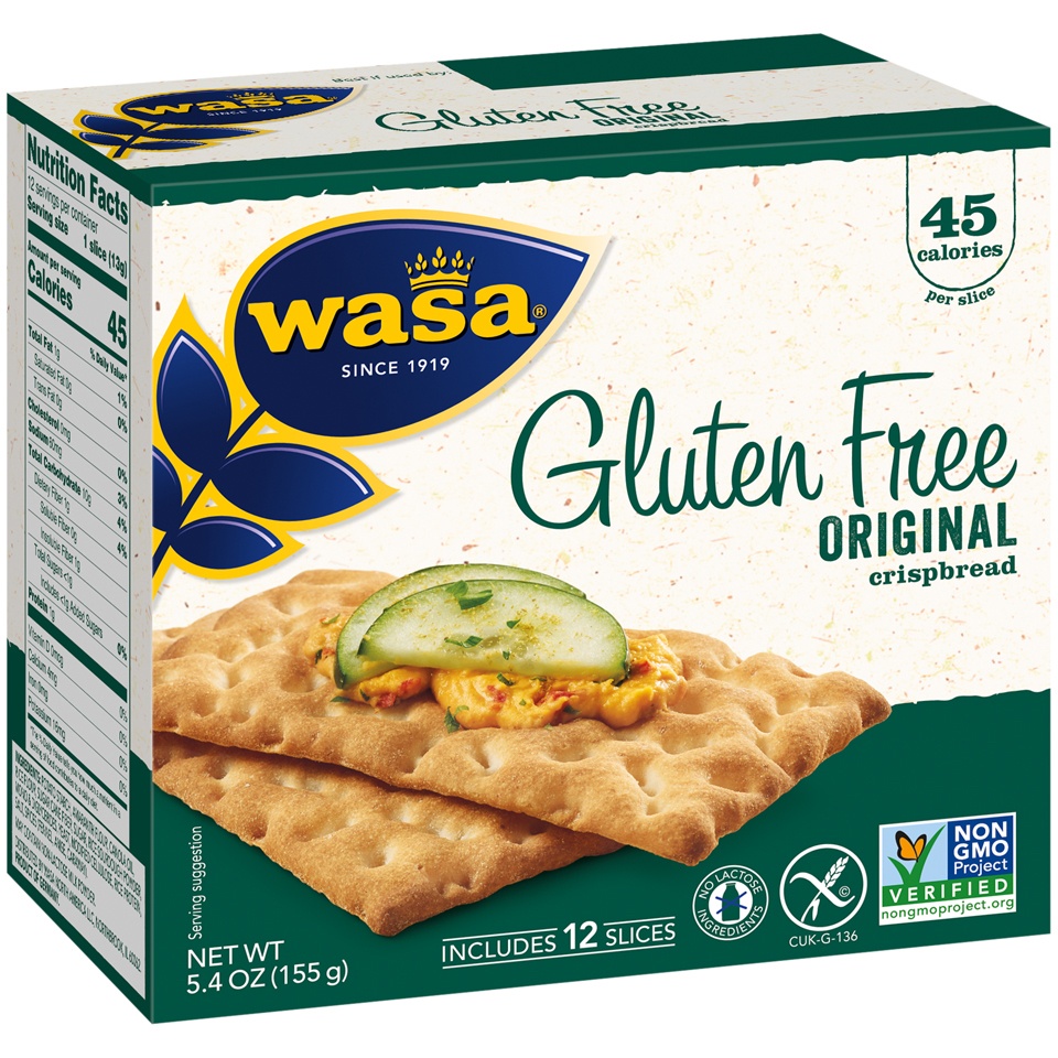 slide 2 of 8, Wasa Gluten Free Original Crispbread, 5.4 oz