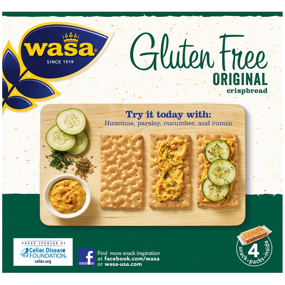 slide 6 of 8, Wasa Gluten Free Original Crispbread, 5.4 oz