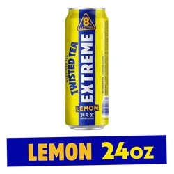 Twisted Tea Extreme Lemon Hard Iced Tea, 8% ABV (24 fl. oz. Can)