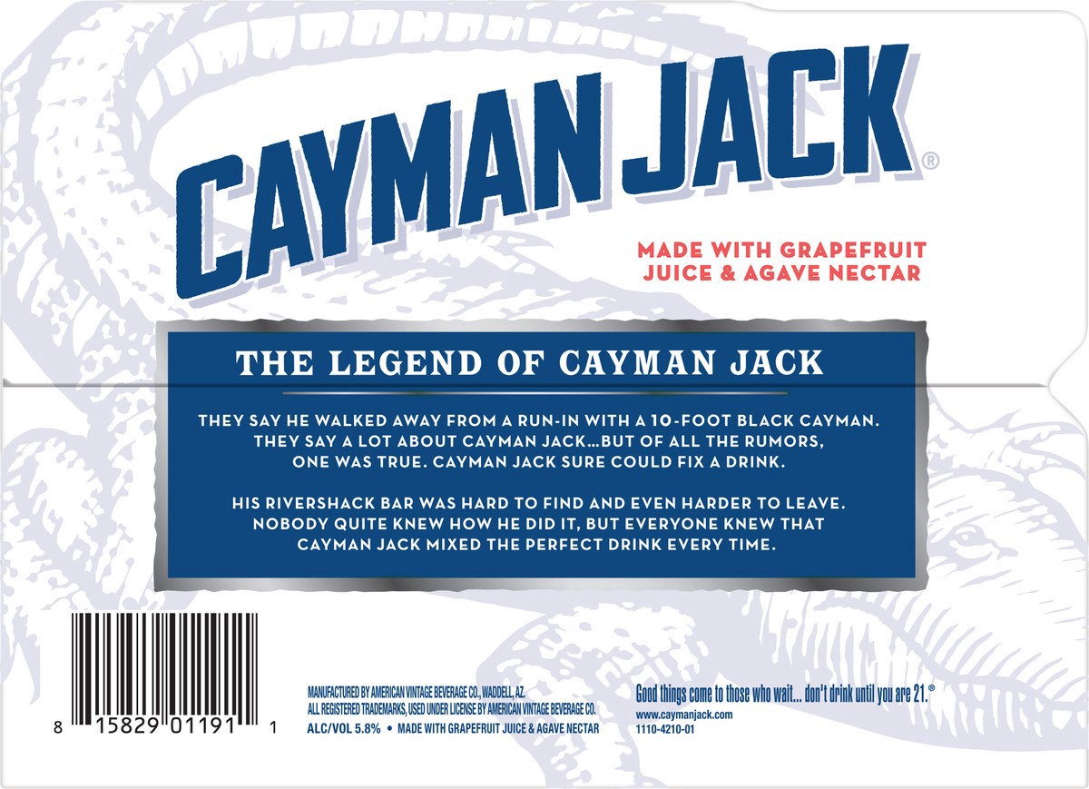 slide 7 of 11, Cayman Jack Paloma 6 Pack, 6 ct