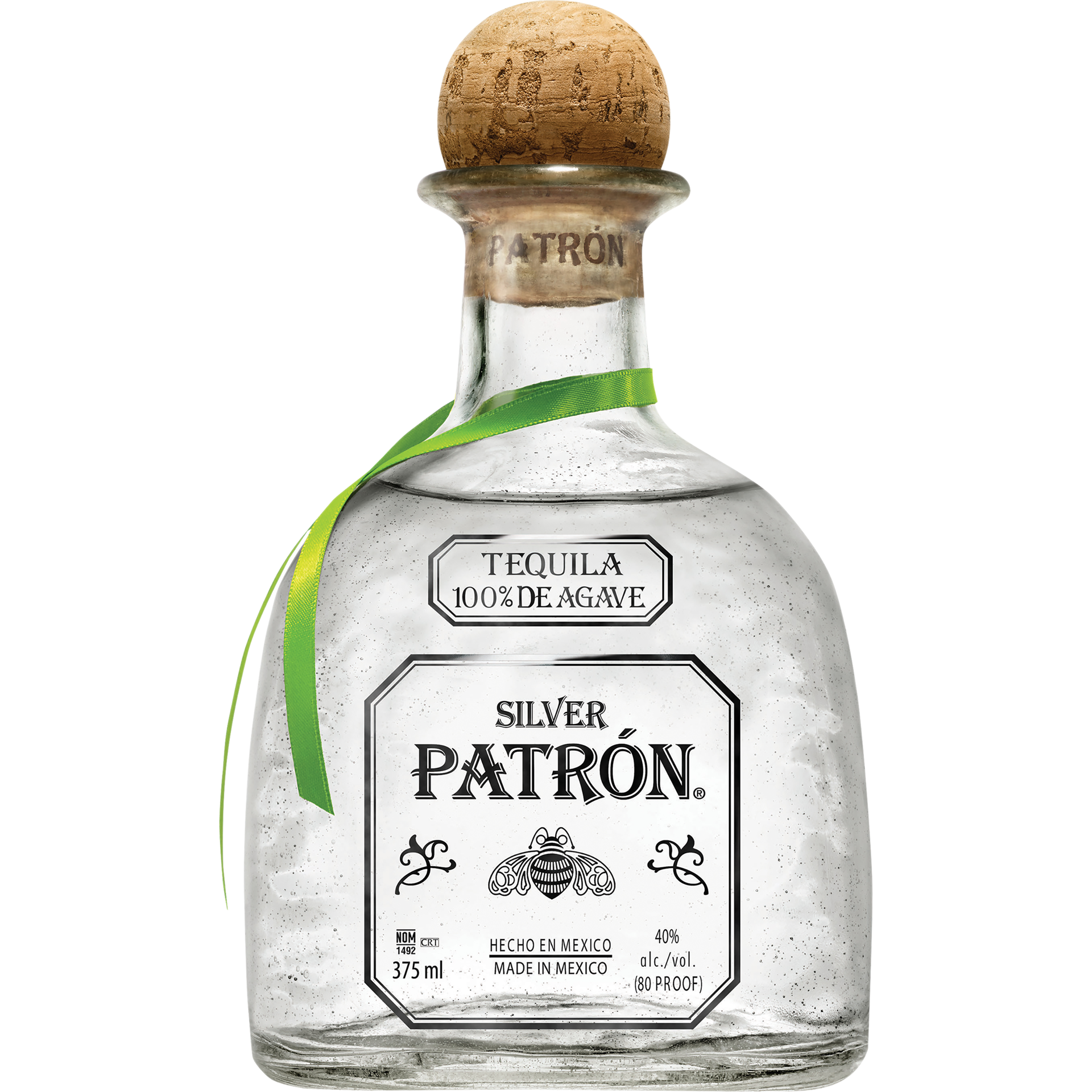 slide 1 of 5, Patrón Patron Silver Tequila 40% 37.5Cl/375Ml, 375 ml