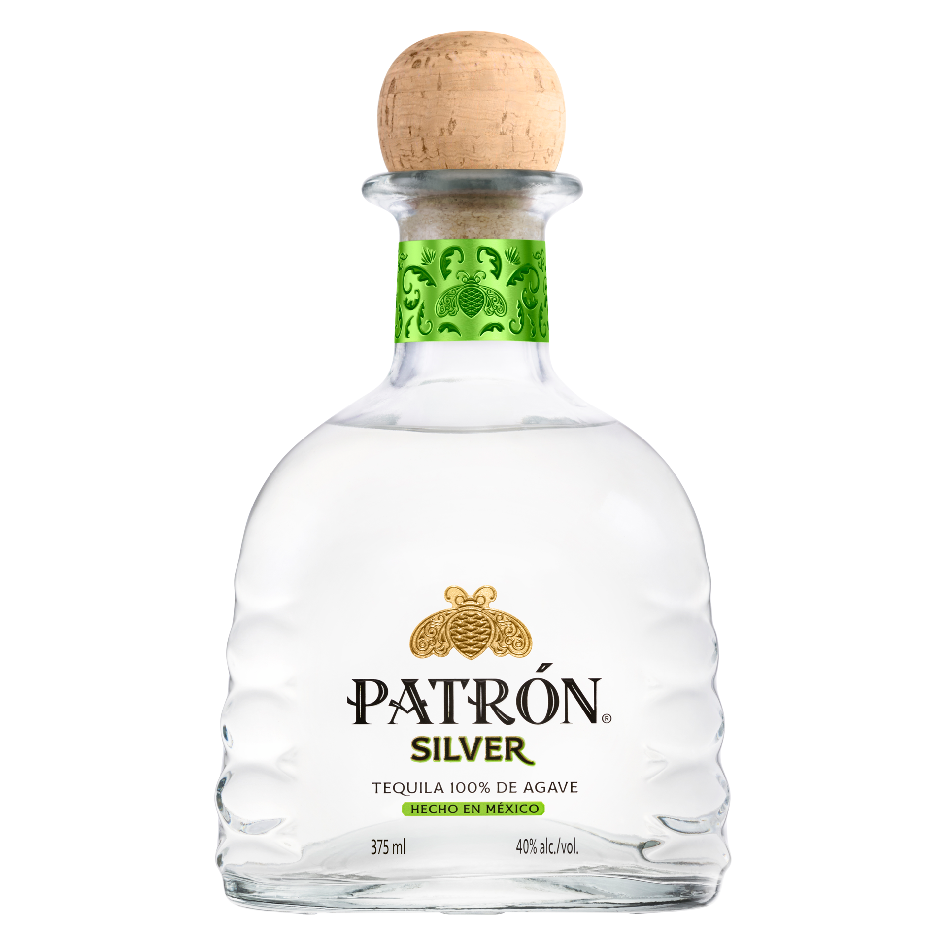 slide 1 of 5, Patrón Silver Tequila 375 ml, 375 ml