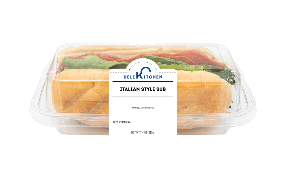 slide 1 of 1, Deli Kitchen Italian Style Sub Sandwich, 8 oz
