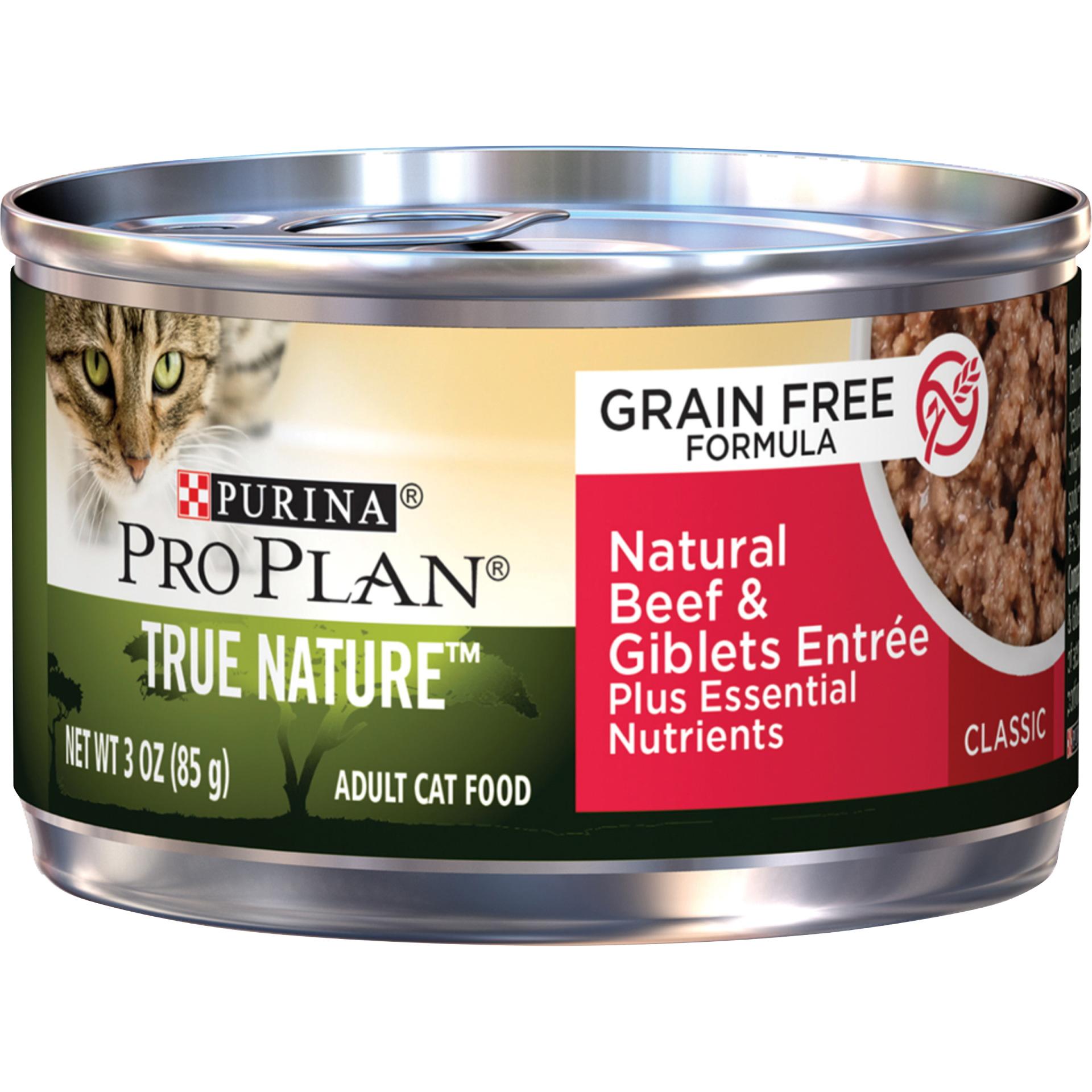 slide 1 of 6, Purina Pro Plan Cat Food - Beef & Giblets, 3 oz