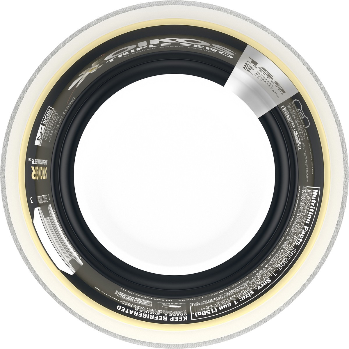 slide 2 of 9, Oikos Vanilla 15g Protein, 0g Added Sugar, Nonfat Greek Yogurt, 5.3 OZ Cup, 5.3 oz