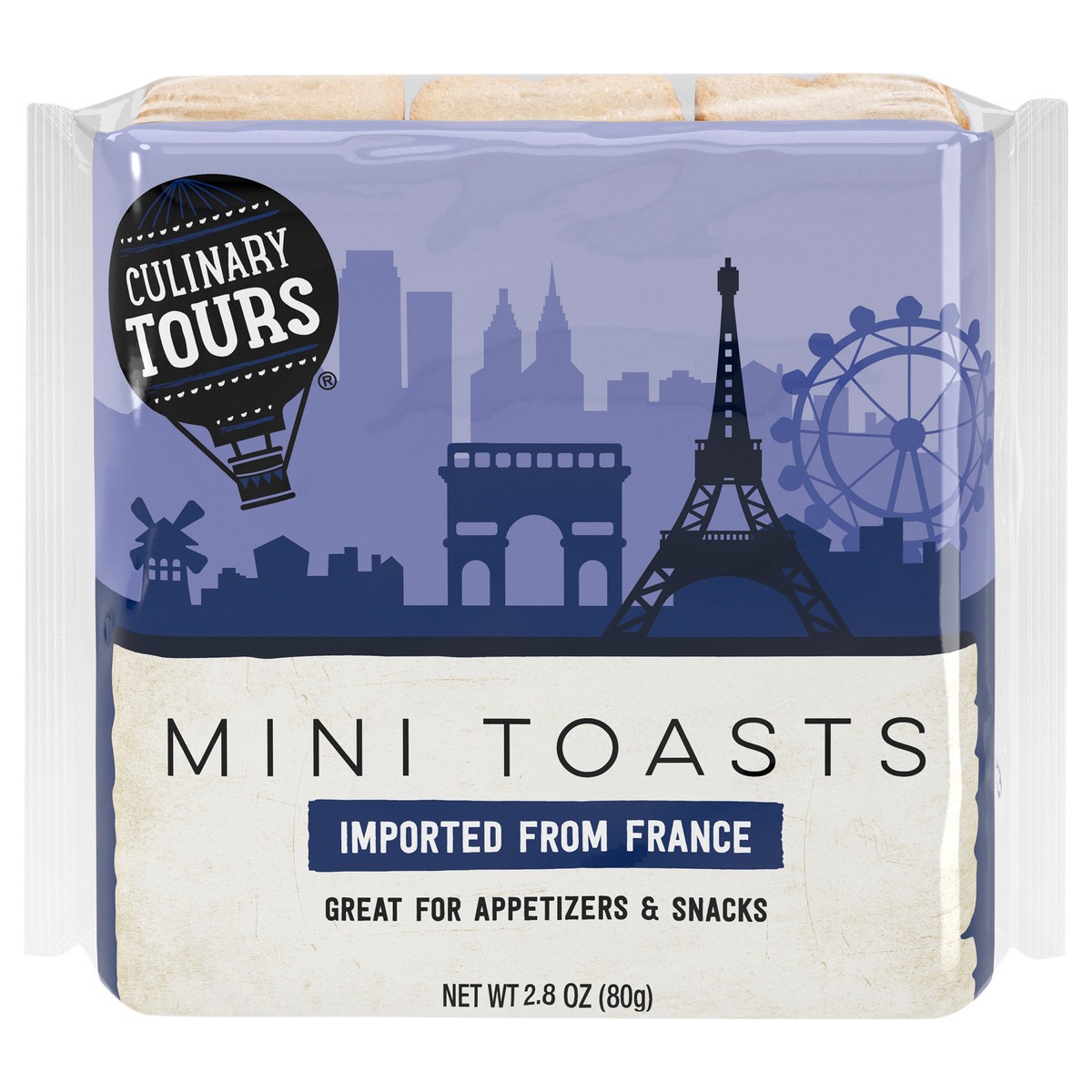 slide 4 of 4, Culinary Tours Toasts Mini 2.8 oz, 2.8 oz