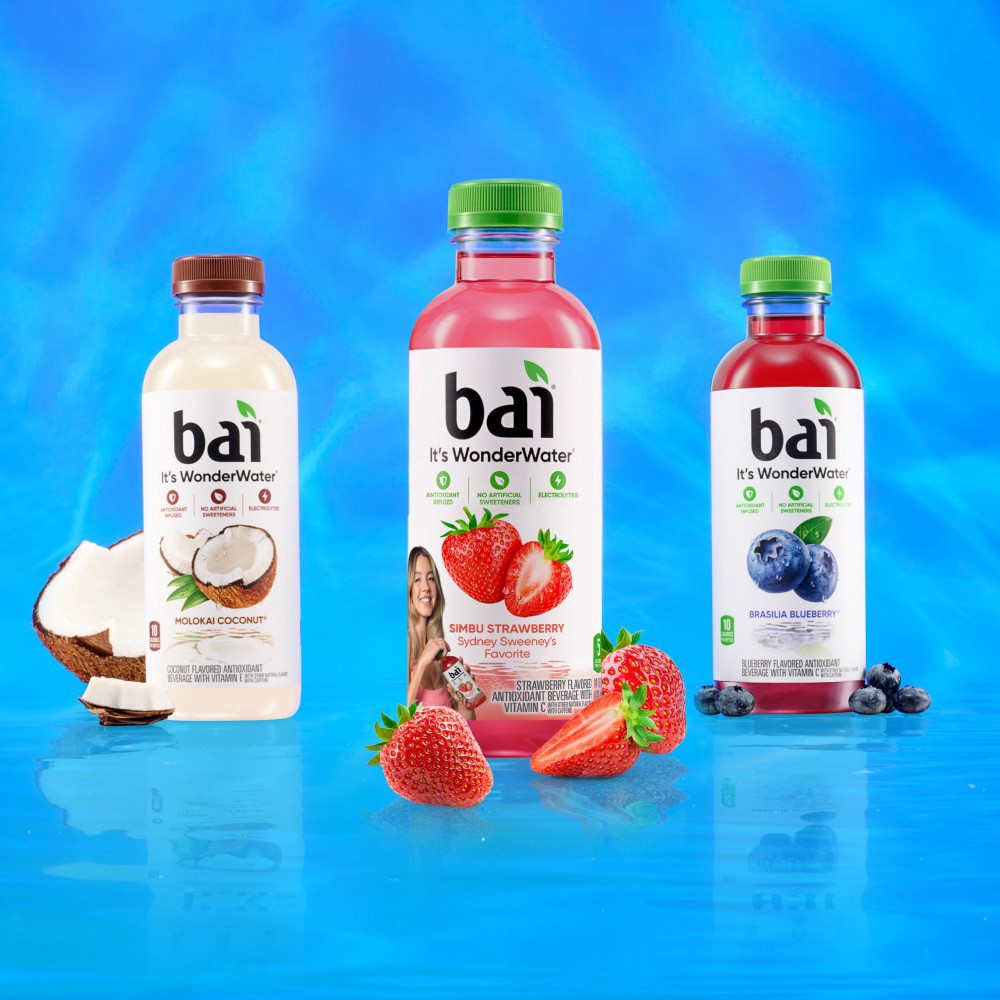 slide 2 of 5, Bai Simbu Strawberry Antioxidant Infused Water Beverage Bottles, 6 ct / 14 fl oz