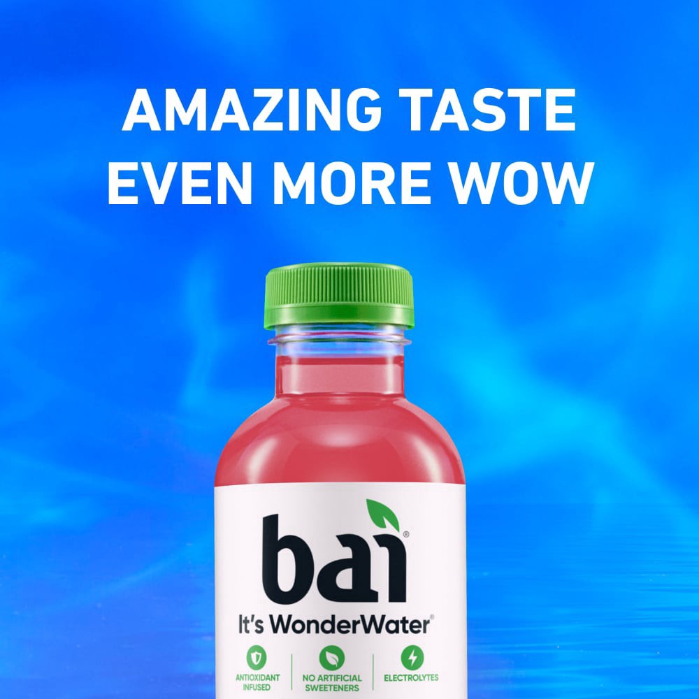 slide 4 of 5, Bai Simbu Strawberry Antioxidant Infused Water Beverage Bottles, 6 ct / 14 fl oz