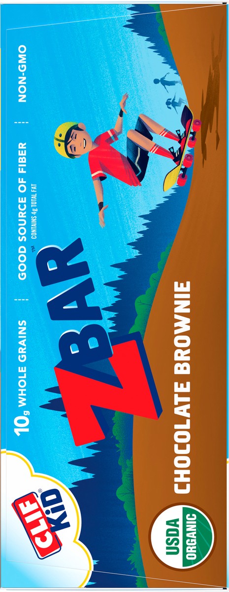 slide 7 of 9, Zbar - Chocolate Brownie - Soft-Baked Energy Snack Bars - Non-GMO - 11g Whole Grains - USDA Organic Granola Bars (12 Pack), 12 ct