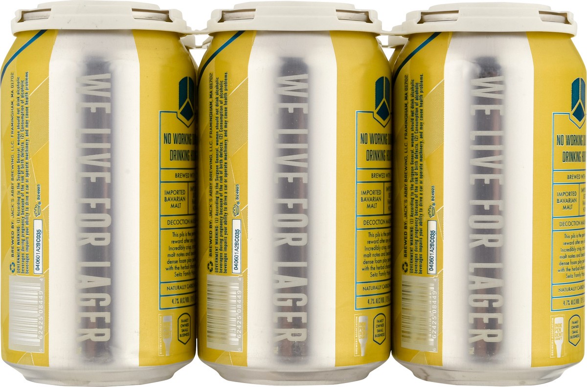 slide 5 of 12, Jack's Abby Bavarian Style Lager Post Shift Beer 6 - 12 fl oz Cans, 6 ct