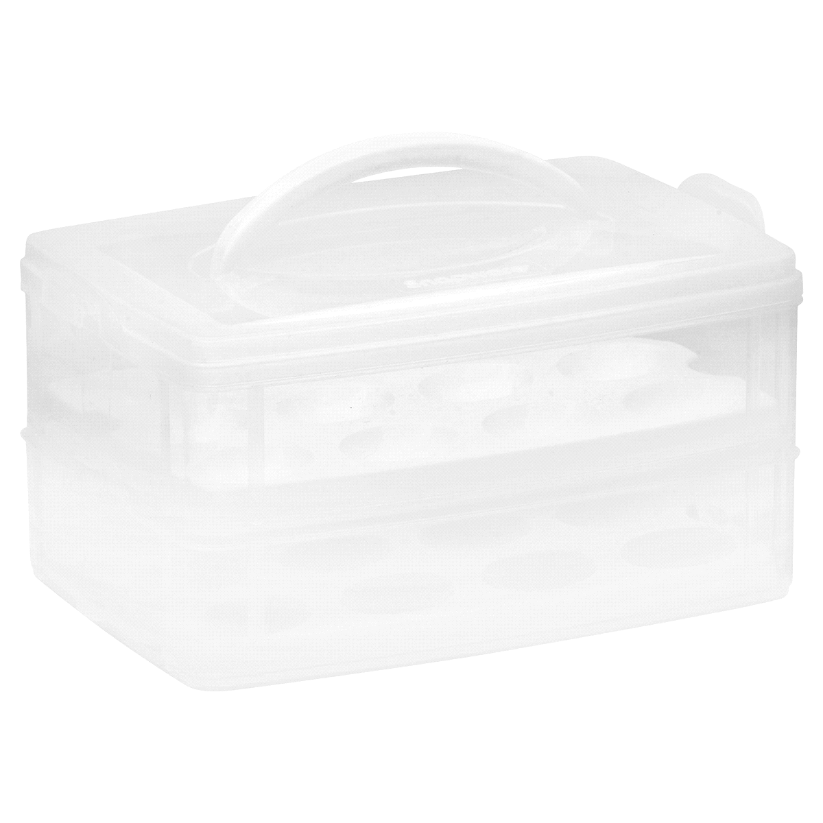 slide 1 of 1, Snapware Two-Tray Egg-Tainer, 3 ct