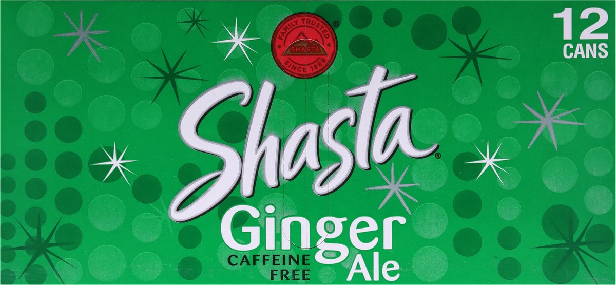 slide 2 of 12, Shasta Caffeine Free Ginger Ale - 12 ct, 12 ct