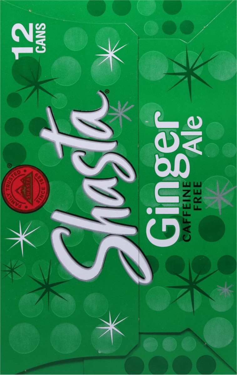 slide 3 of 12, Shasta Caffeine Free Ginger Ale - 12 ct, 12 ct