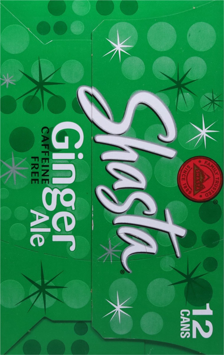 slide 10 of 12, Shasta Caffeine Free Ginger Ale - 12 ct, 12 ct