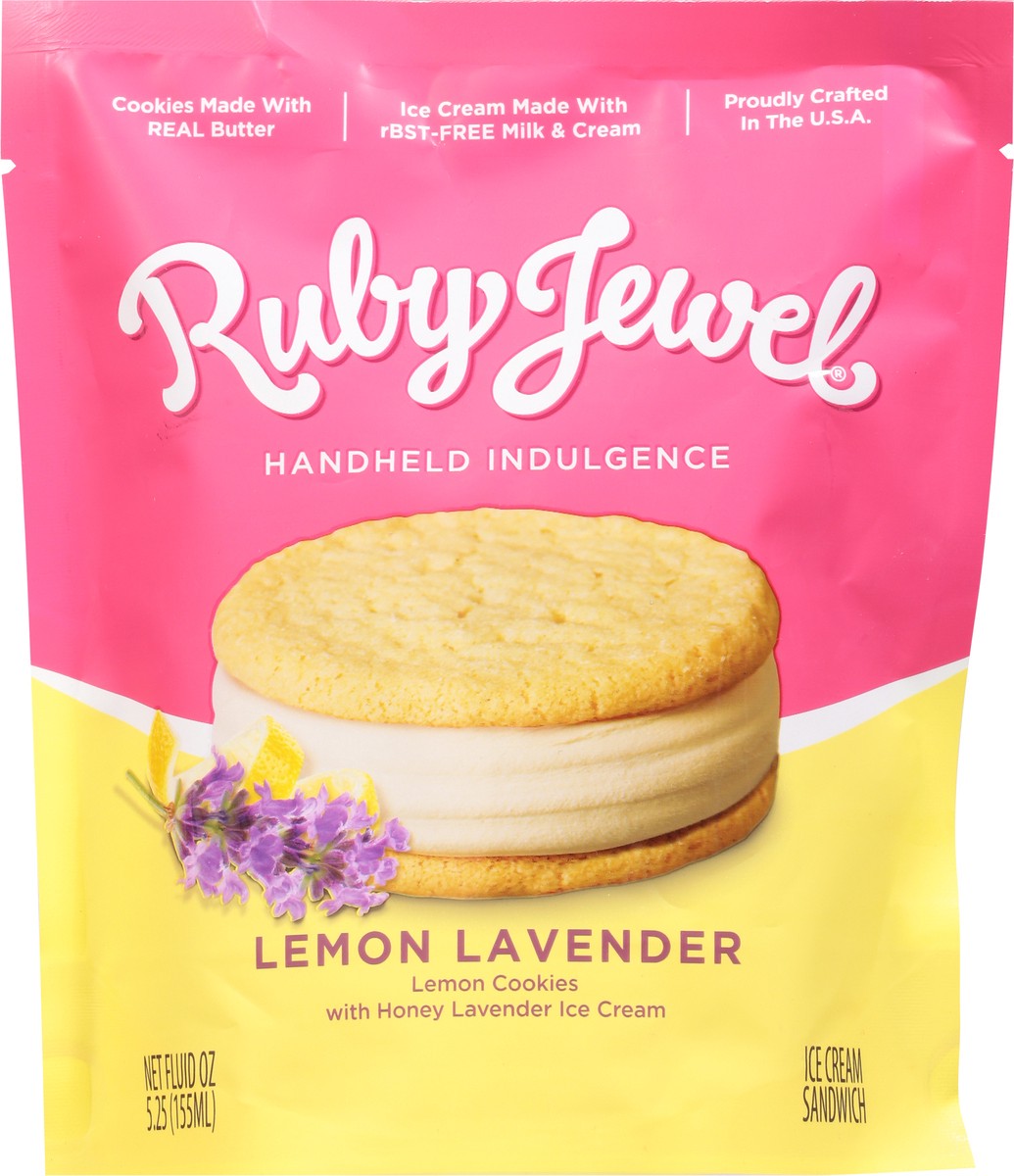 slide 9 of 9, Ruby Jewel Lemon Honey Lavendar Cookie Sandwich, 5.25 oz