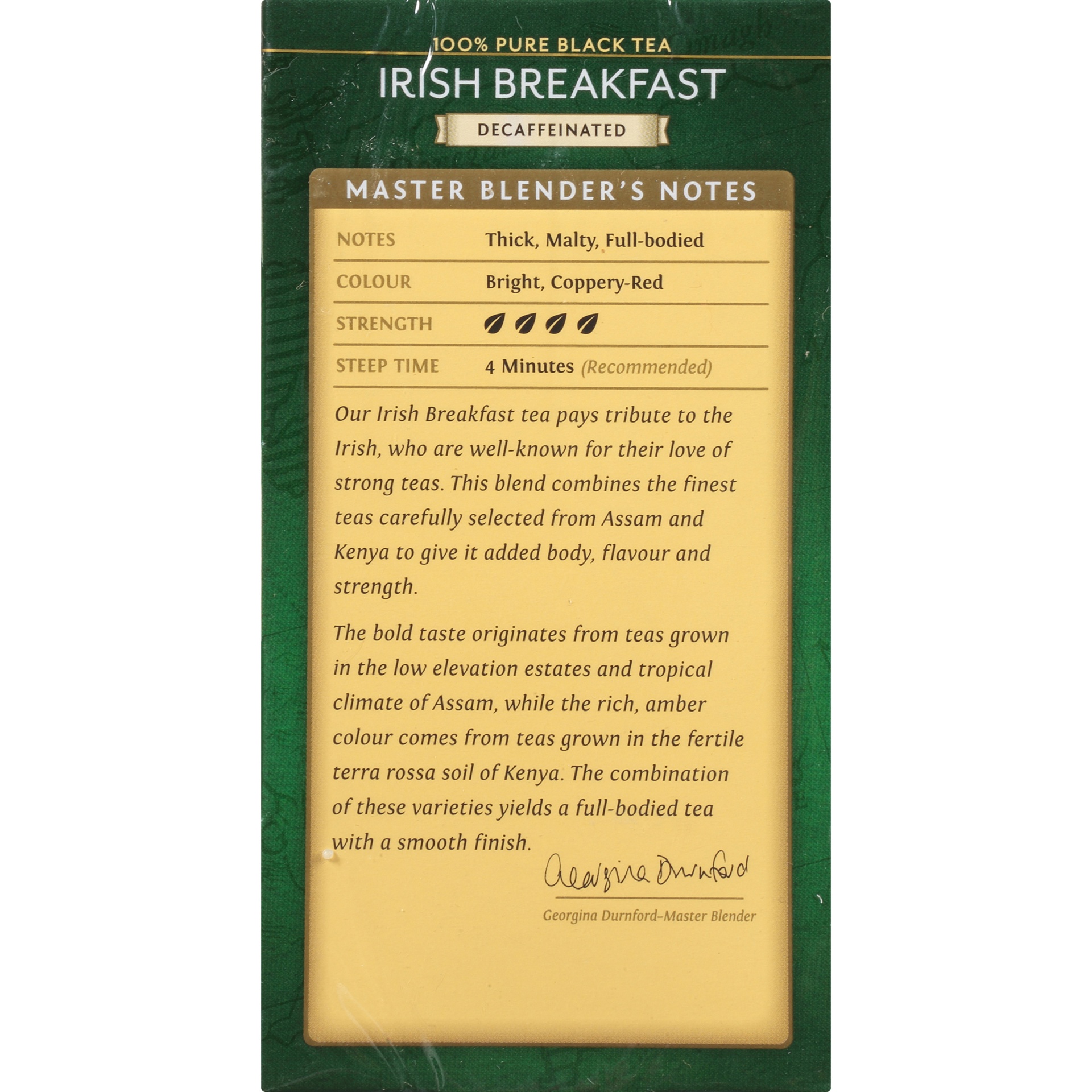 slide 4 of 7, Decaffeinated Irish Breakfast 20 ct Tea Bags, 20 ct; 1.41 oz