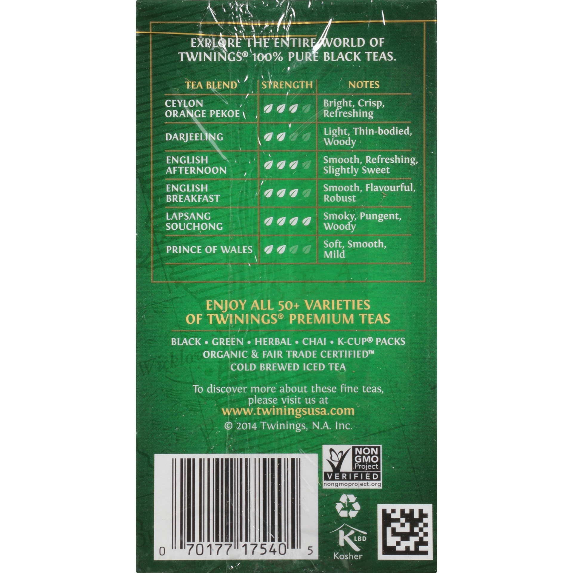 slide 5 of 7, Decaffeinated Irish Breakfast 20 ct Tea Bags, 20 ct; 1.41 oz