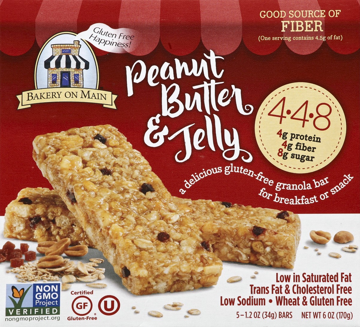 slide 3 of 4, Bakery on Main Granola Bar 5 ea, 5 ct