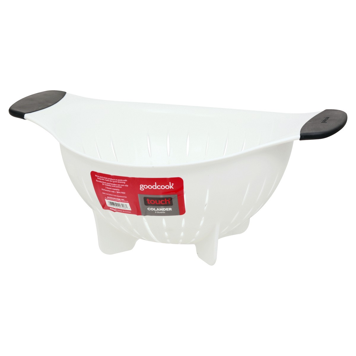 slide 6 of 9, Good Cook Touch Plastic Colander, 1 ct