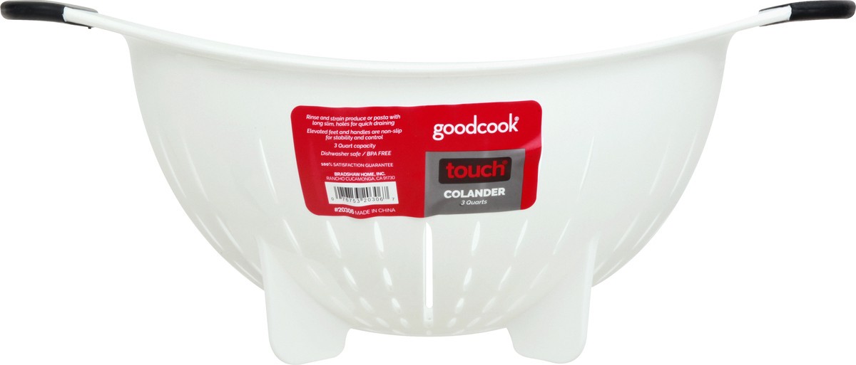 slide 9 of 9, Good Cook Touch Plastic Colander, 1 ct