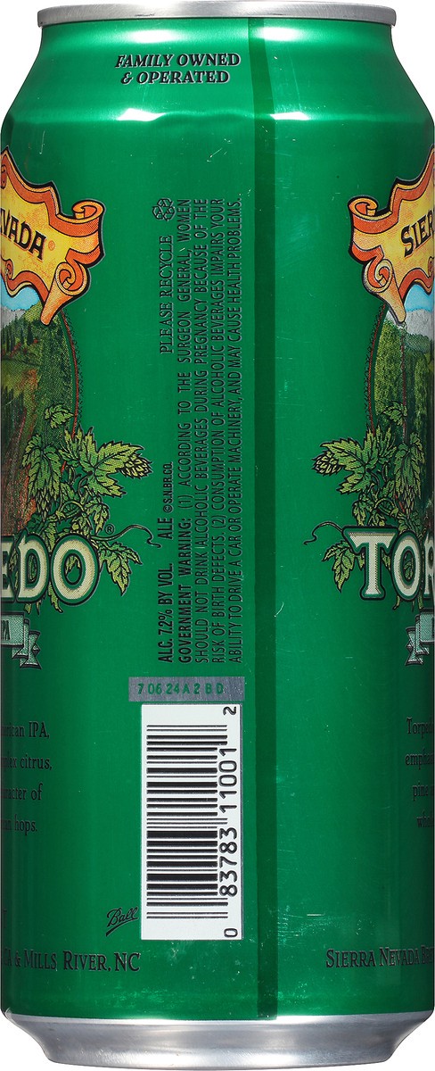 slide 3 of 8, Sierra Nevada Torpedo Extra IPA Craft Beer 16oz Can, 16 oz