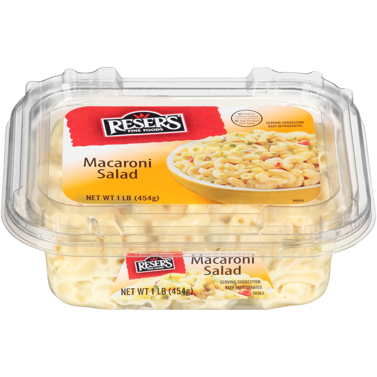 slide 1 of 1, Reser's Macaroni Salad, 1 lb