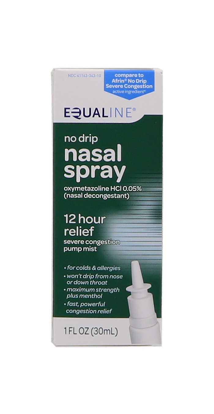 slide 1 of 1, Equaline Nasal Spray No Drip, 1 oz