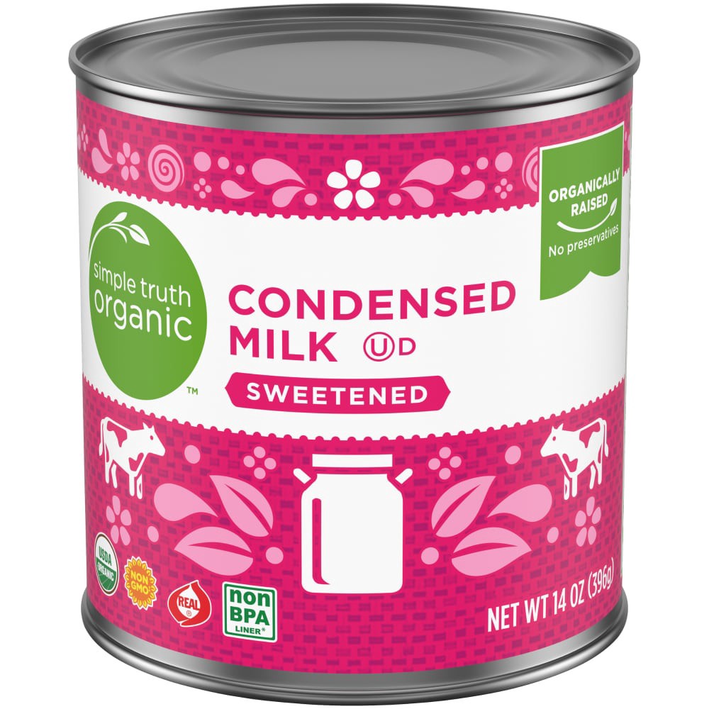 slide 1 of 7, Simple Truth Organic Sweetened Condensed Milk - 14 oz, 14 oz