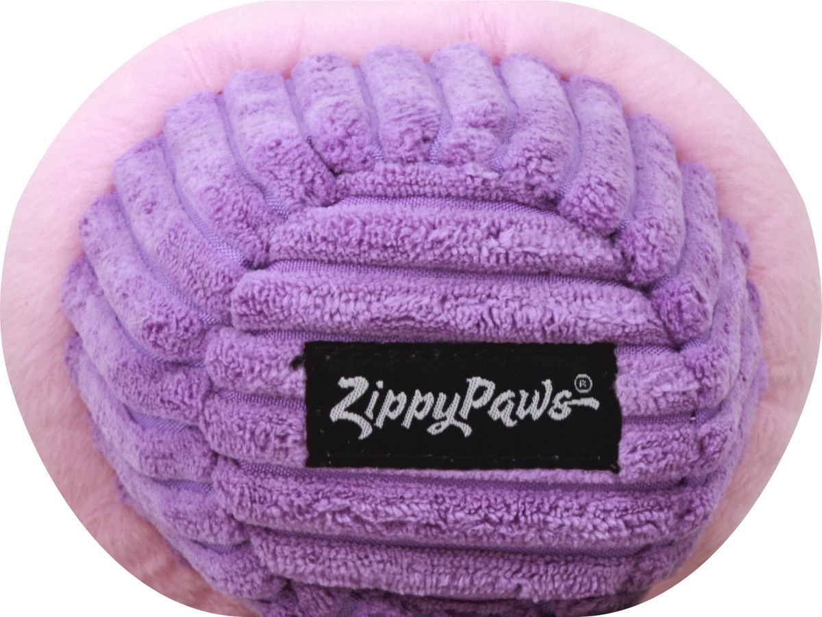 slide 9 of 9, Zippy Paws Nomnomz Pink Cupcake Squeaky Plush Dog Toy 1 ea, 1 ct