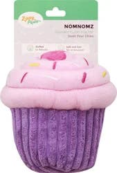 Zippy Paws Nomnomz Pink Cupcake Squeaky Plush Dog Toy 1 ea