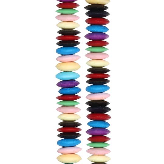 slide 1 of 3, Multicolor Bone Rondelle Beads By Bead Landing, 2mm-11mm