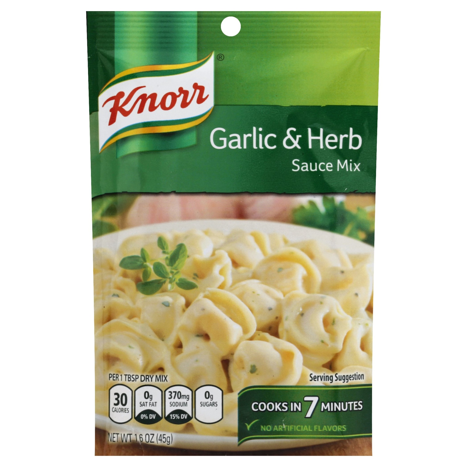 slide 1 of 6, Knorr Garlic & Herb Sauce Mix, 1.6 oz