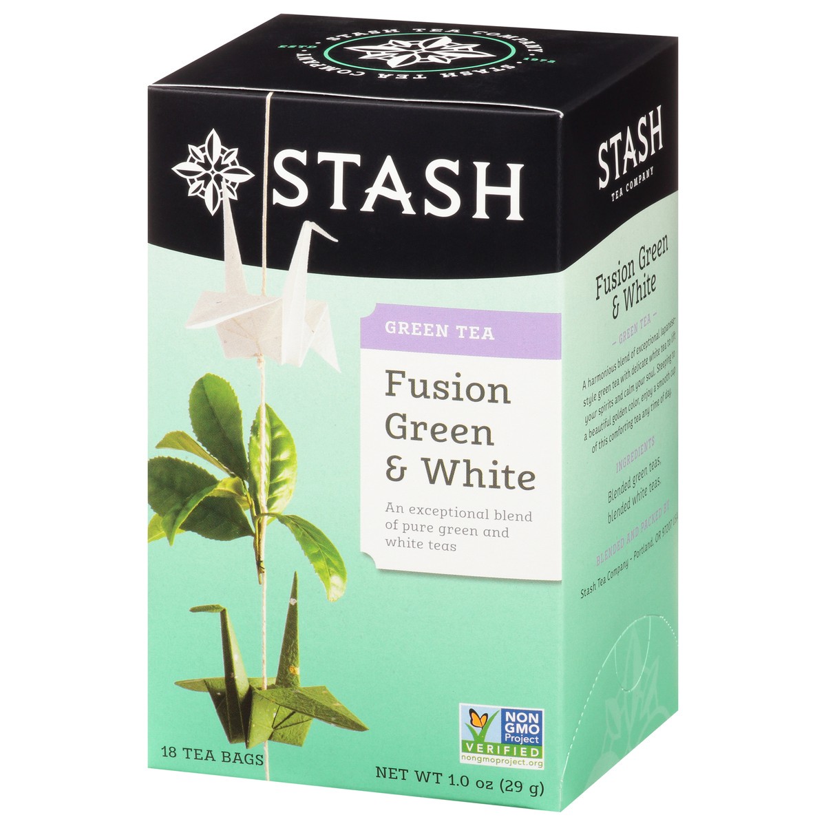 slide 3 of 9, Stash Green Tea, Fusion Green & White, Tea Bags - 18 ct, 18 ct