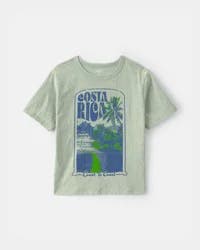 Oshkosh Boys 'Costa Rica' Beach Graphic Tee - Green Green 12