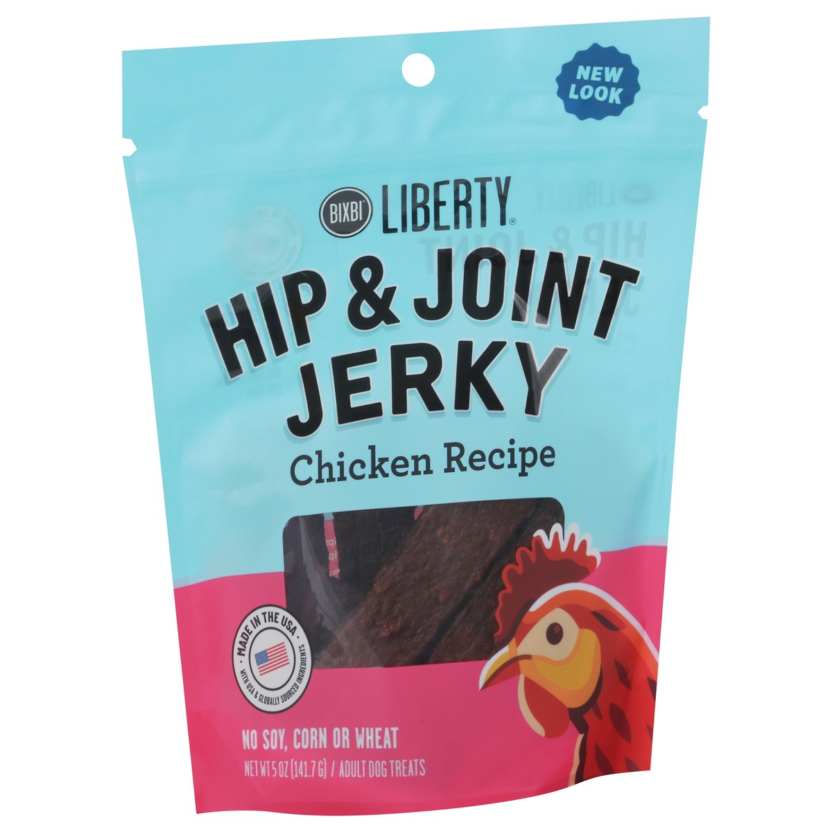 slide 4 of 9, Liberty Adult Hip & Joint Jerky Chicken Recipe Dog Treats 5 oz, 5 oz