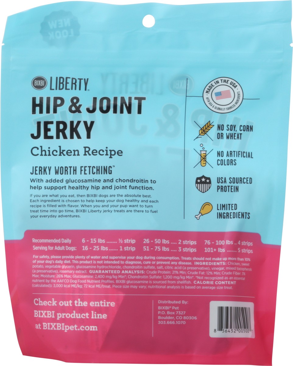 slide 9 of 9, Liberty Adult Hip & Joint Jerky Chicken Recipe Dog Treats 5 oz, 5 oz