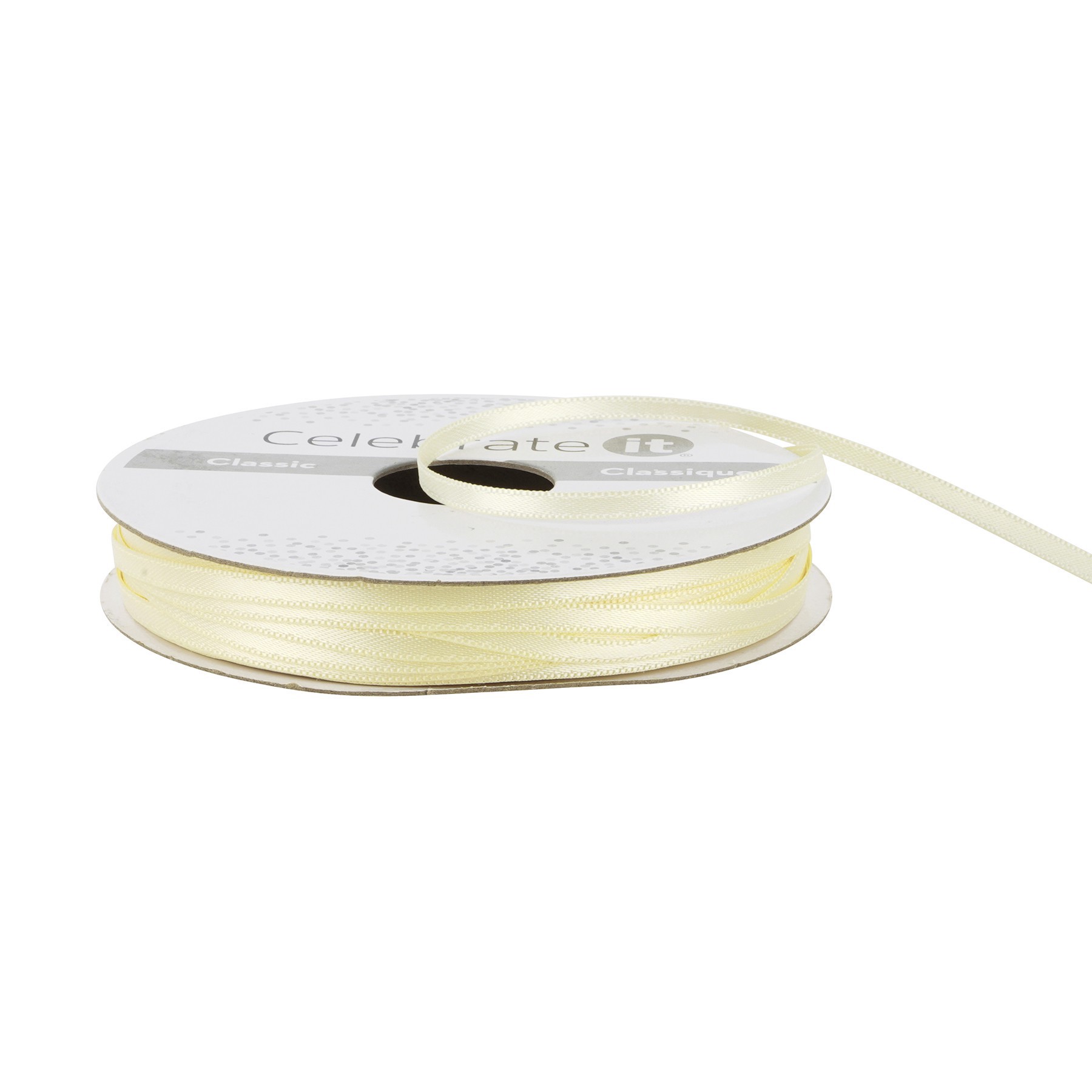 slide 7 of 7, 1/8" X 10yd. Satin Ribbon By Celebrate It, 1/8 in x 10 yd
