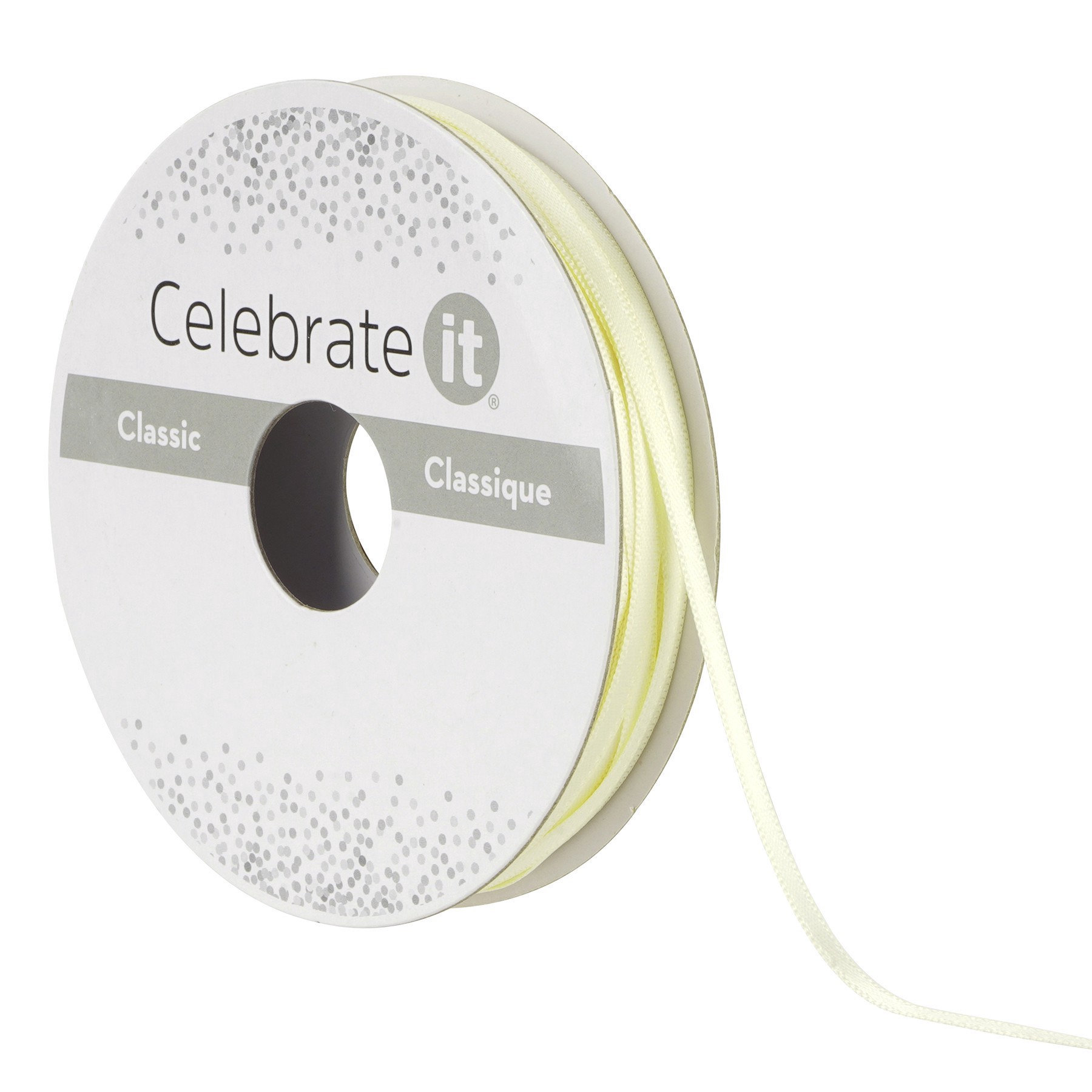 slide 2 of 7, 1/8" X 10yd. Satin Ribbon By Celebrate It, 1/8 in x 10 yd