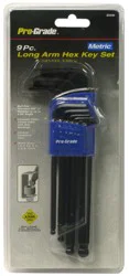 Pro-Grade Long Arm Hex Metric Key Set